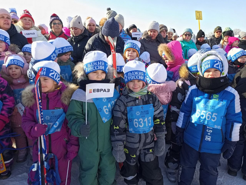 pic. При поддержке ЕВРАЗа в Новокузнецке состоялась гонка «Лыжня России»