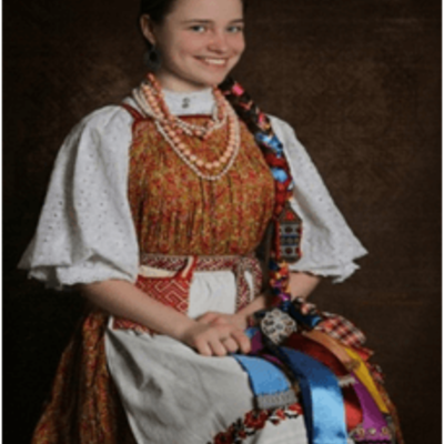 Сценический костюм для детского фольклорного коллектива в  Сибирской традиции