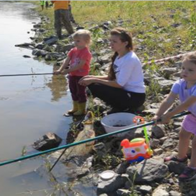 Детская спортивная рыбалка