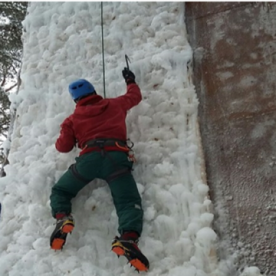 Спортивное ледолазание в Спортивной школе «Грань»