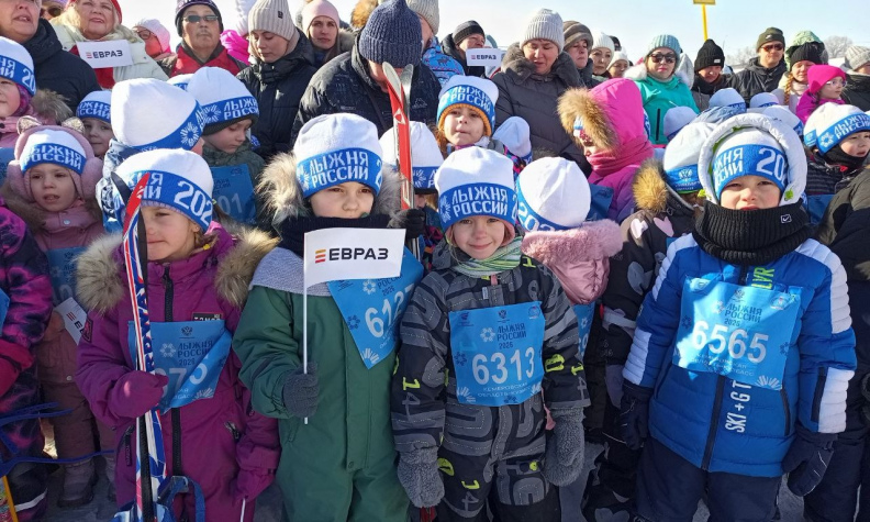 pic. При поддержке ЕВРАЗа в Новокузнецке состоялась гонка &laquo;Лыжня России&raquo;