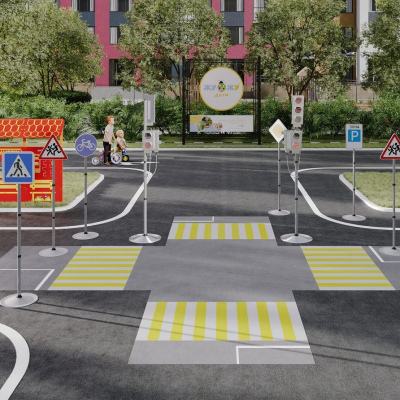 Городок дорожных наук –  за безопасное движение 