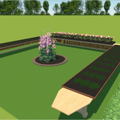 Сенсорные клумбы