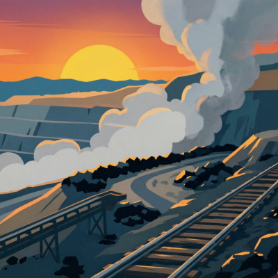 Муралы города горняков