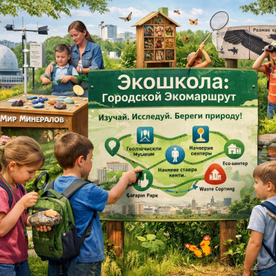 Экошкола: городской экомаршрут