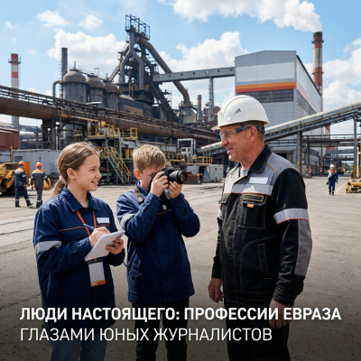 Люди настоящего: профессии ЕВРАЗа глазами юных журналистов