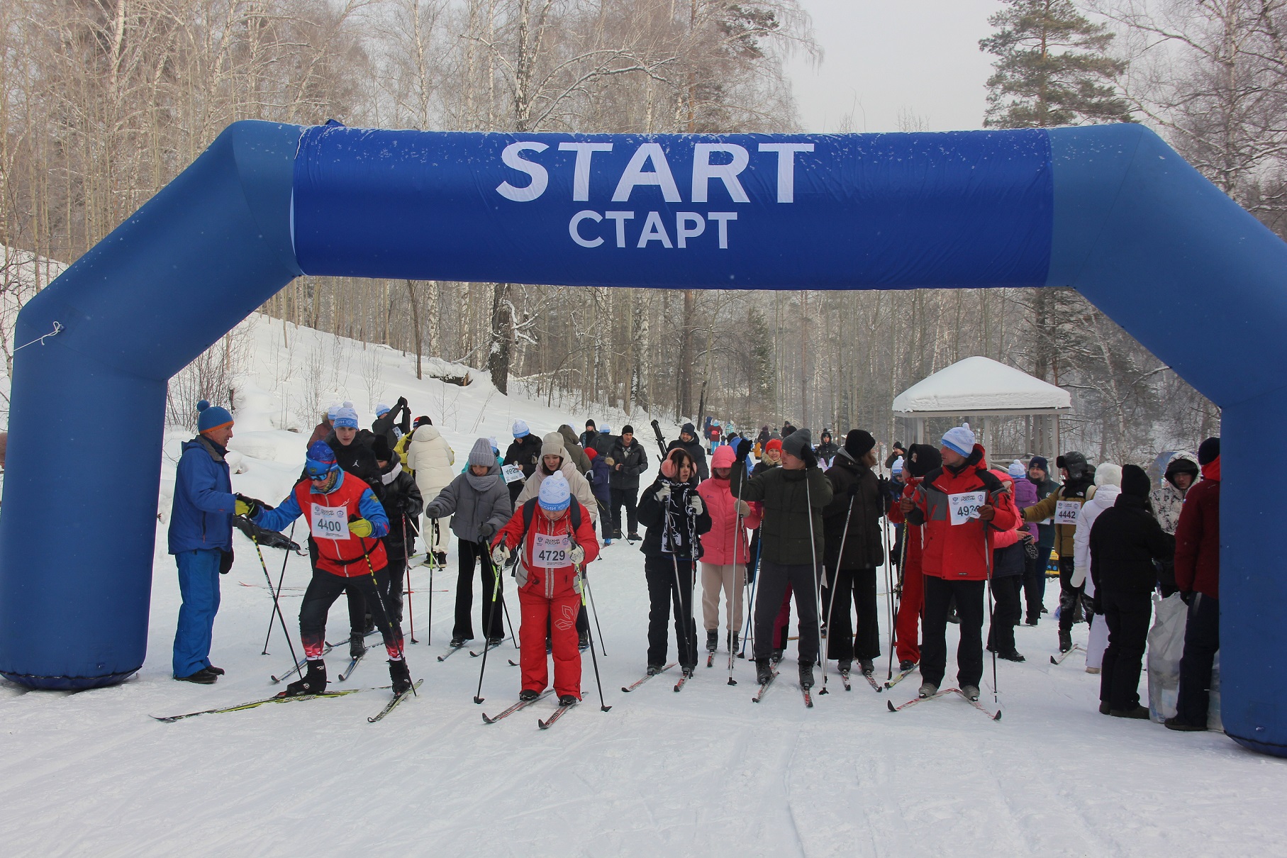 Фото - При поддержке ЕВРАЗа в Новокузнецке состоялась гонка «Лыжня России»