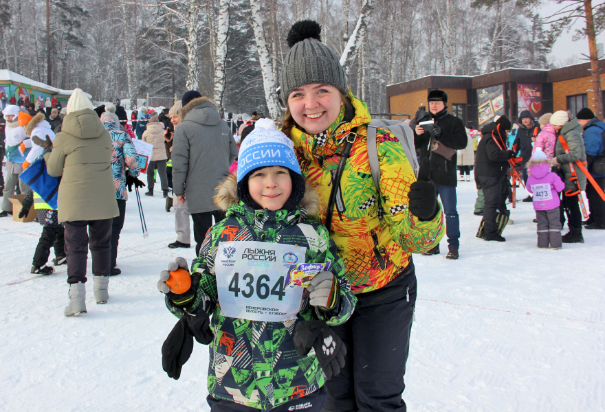 Фото - При поддержке ЕВРАЗа в Новокузнецке состоялась гонка «Лыжня России»