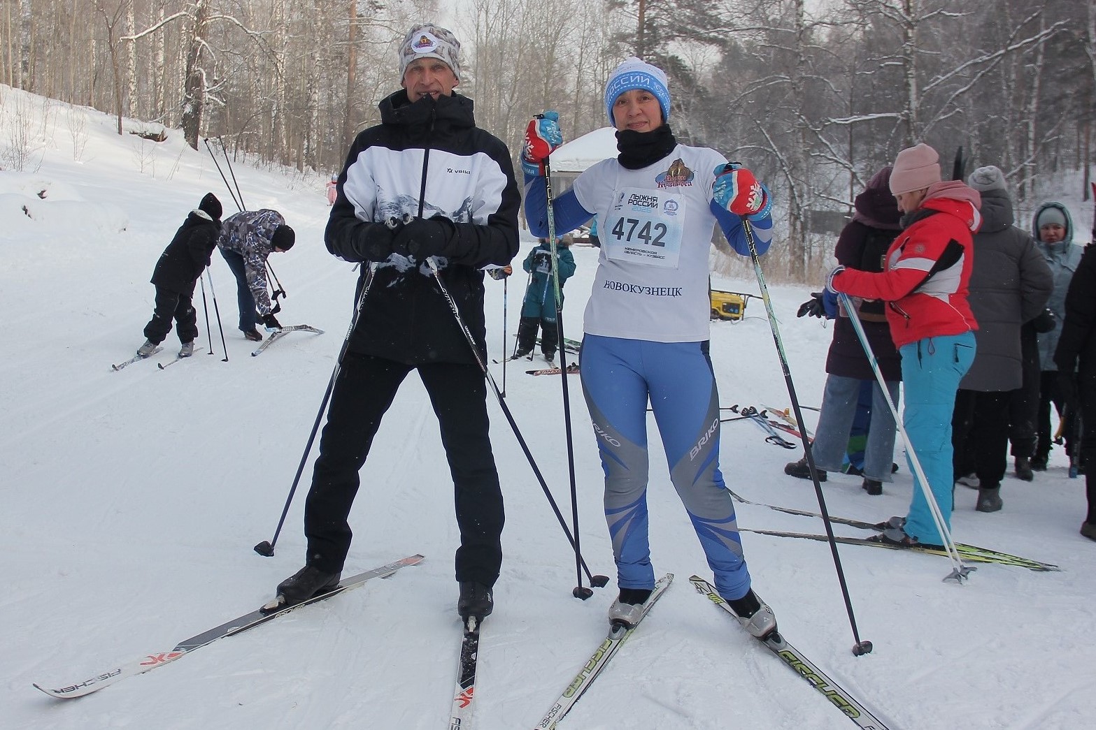 Фото - При поддержке ЕВРАЗа в Новокузнецке состоялась гонка «Лыжня России»