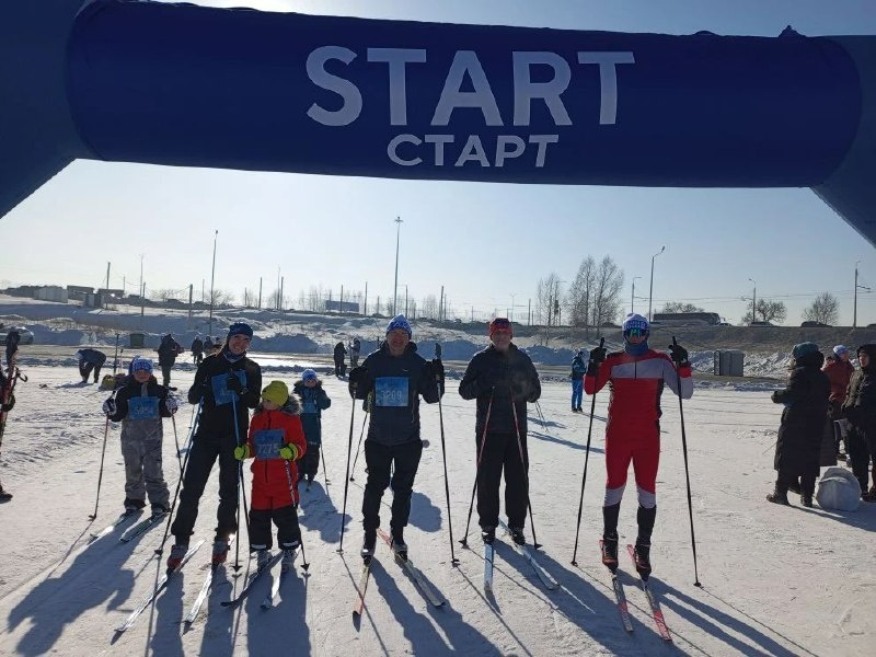 Фото - При поддержке ЕВРАЗа в Новокузнецке состоялась гонка «Лыжня России»