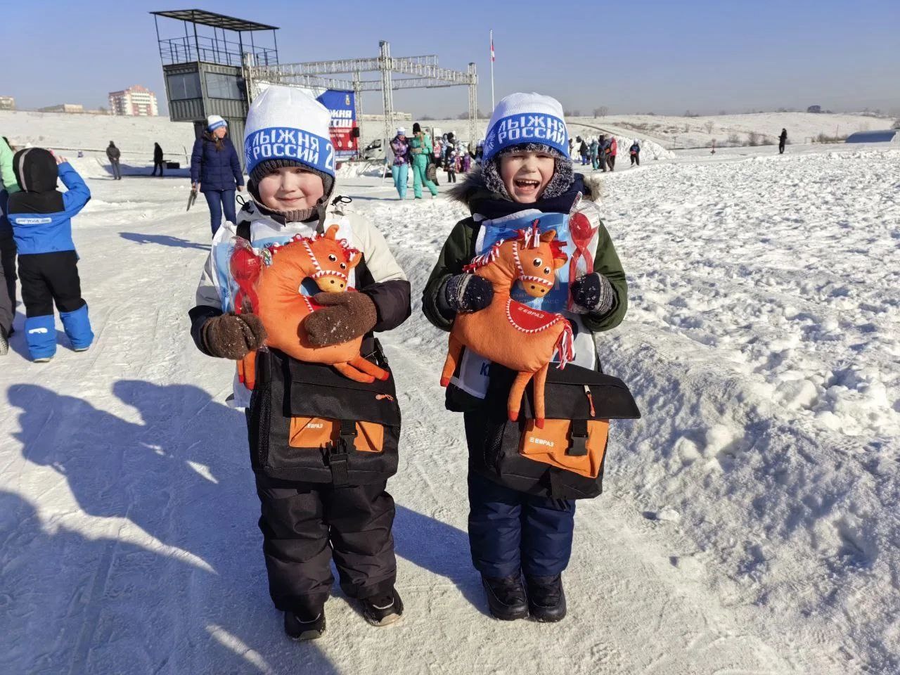 Фото - При поддержке ЕВРАЗа в Новокузнецке состоялась гонка «Лыжня России»